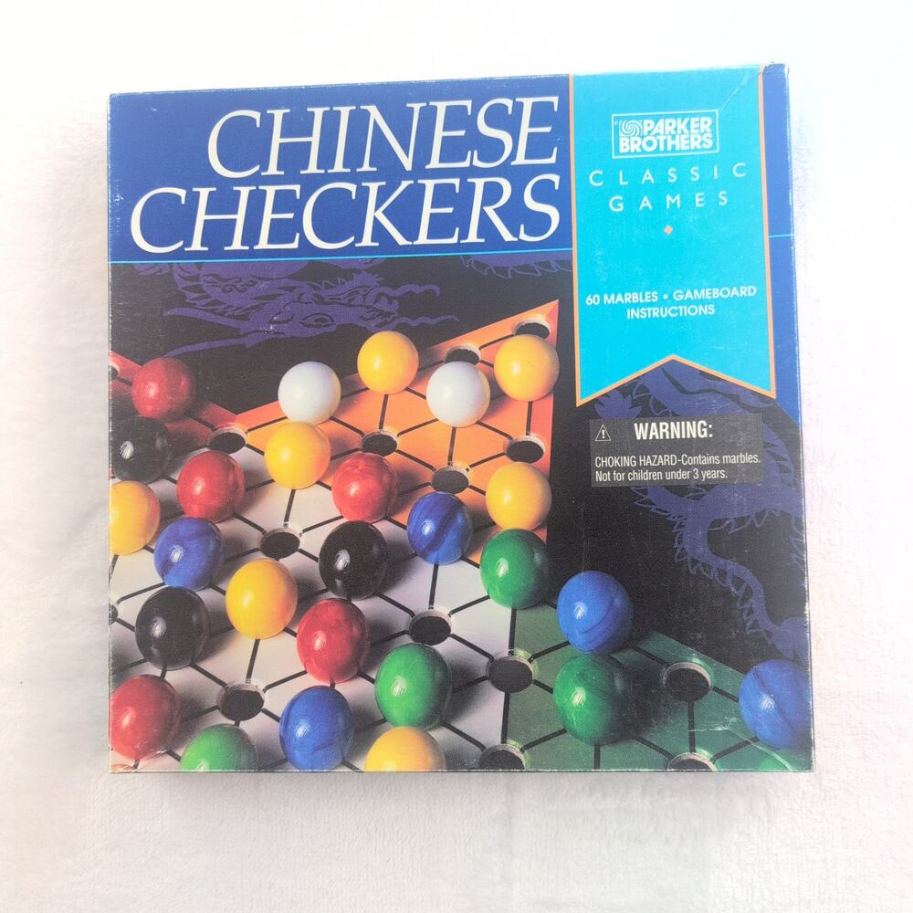 Vintage 1993 Chinese Checkers Parker Brothers *Complete
